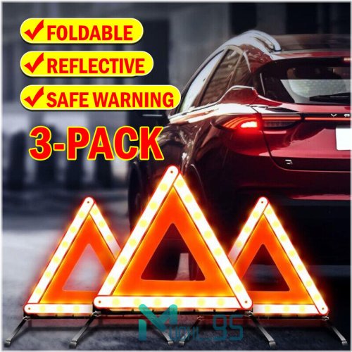 Roadside Safety Triangle Kit
