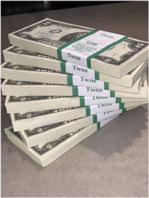 Two Dollar Bills Series 2017A Uncirculated Sequential Notes Set of 50