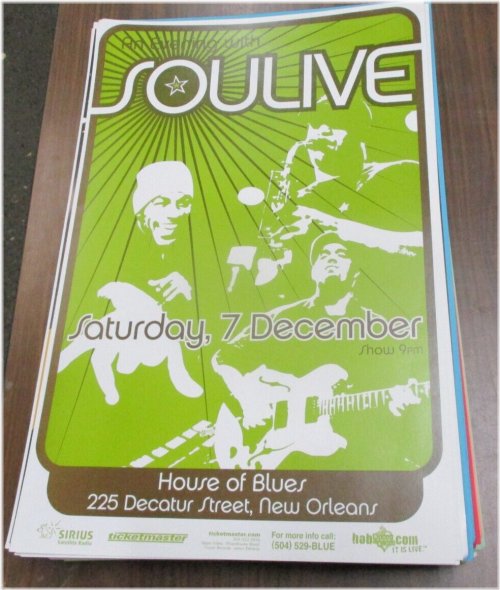 Soulive Concert Poster