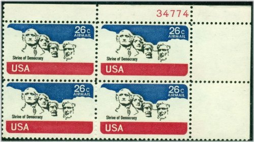 Mint NH Scott C-88 Plate Block