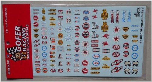 Gofer Racing Decals Set