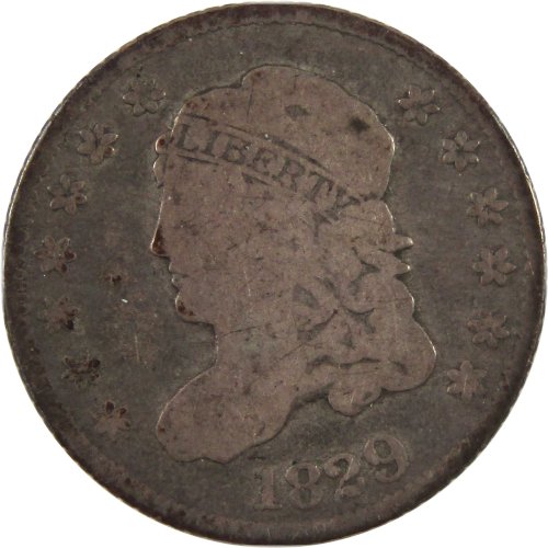 Silver Capped Bust Half Dime from 1829