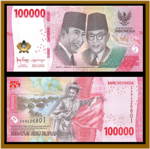 Indonesia 100000 Rupiah, 2022 P-New Design
