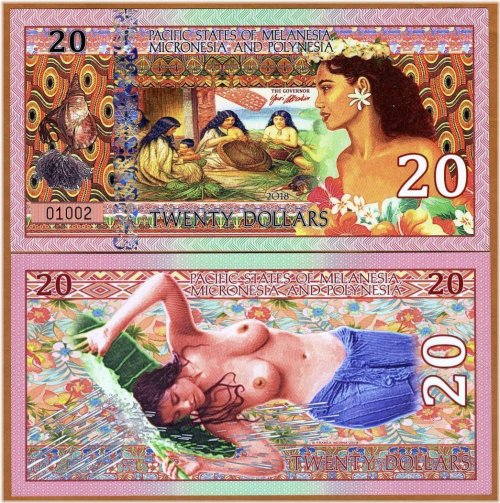 Island Treasures $20 Polymer Banknote