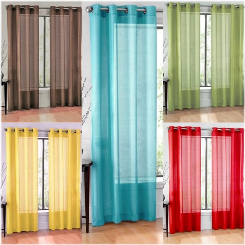 Whispering Breeze Sheer Window Panels