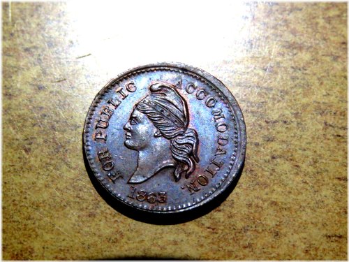 Union Eagle Copper Token