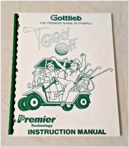 Tee'd Off Pinball Machine Manual & Schematics Collection