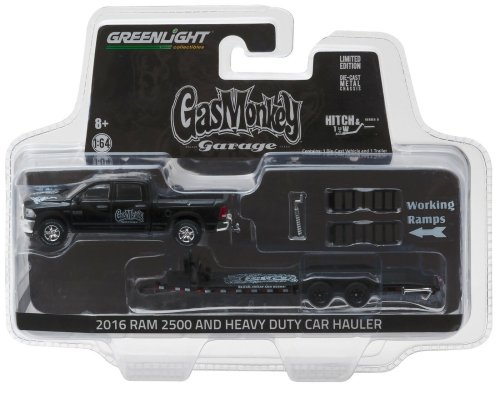 Gas Monkey Garage Ram with Heavy Duty Car Trailer