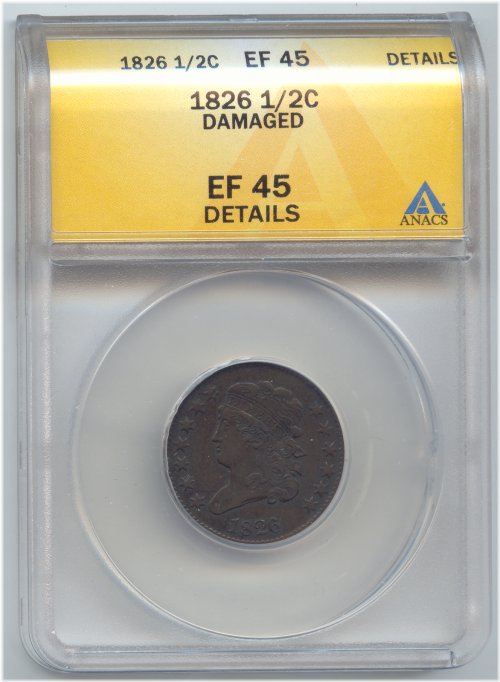 Vintage 1826 Copper Coin in Excellent Condition