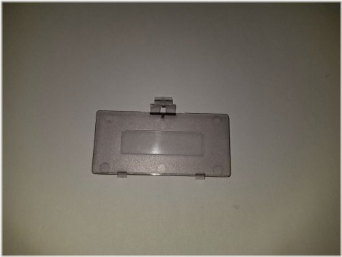 Game Boy Pocket Battery Cover Lid - Clear Black/Gray