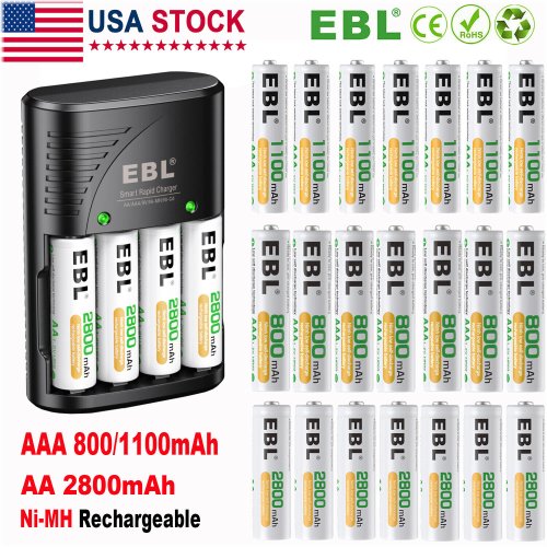 EcoCharge Rechargeable Battery Set