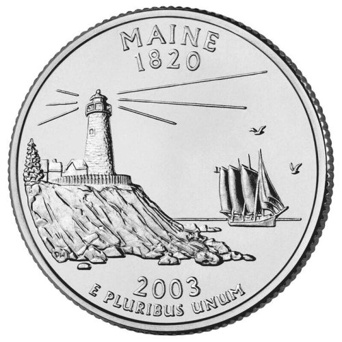 Maine State Quarter - 2003 D Edition