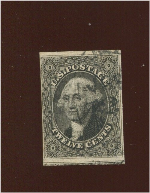 Washington Imperf Stamp from 19th Century