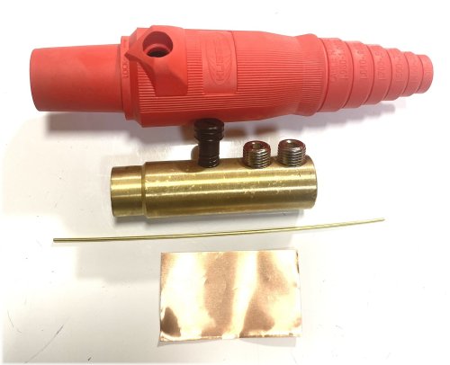 PowerLink Red Single Pole Plug