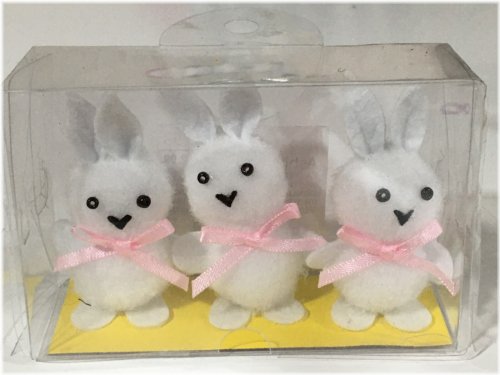 Chenille Bunny Trio