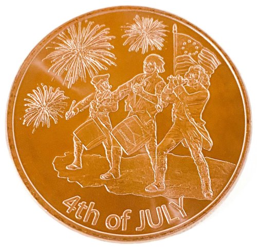 Patriotic Copper Round