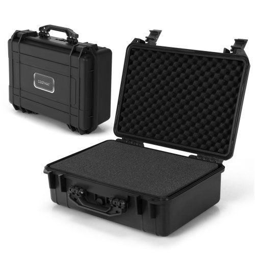 22-Inch Multi-Purpose Hard Case Camera Box W/ Customizable Foam IP66 Waterproof