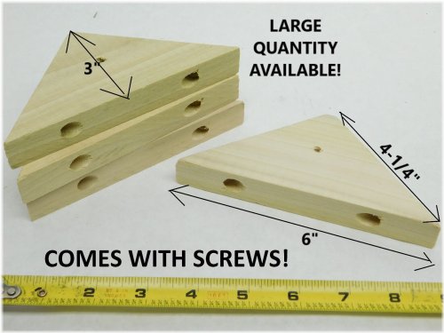 Corner Block Set with Screws for Woodworking Projects