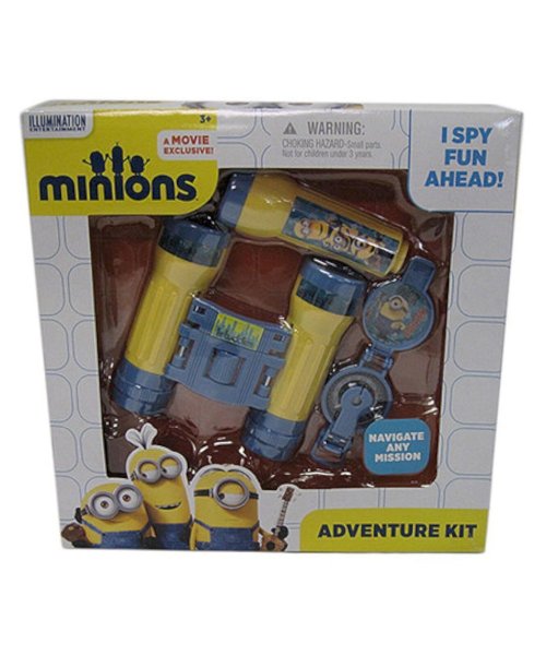 Nature Explorer Adventure Set with Binoculars, Flashlight, and Compass featuring Despicable Me Minions