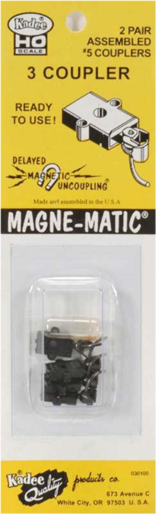 Kadee Universal Magna-Matic Couplers - HO Scale (Set of 4)