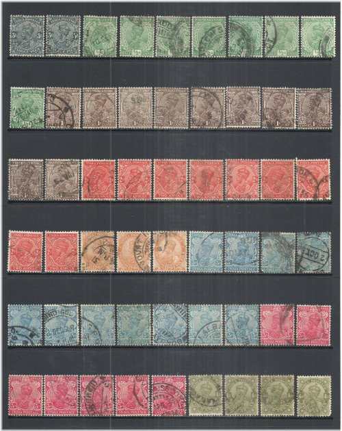 Colonial Era Stamps Collection