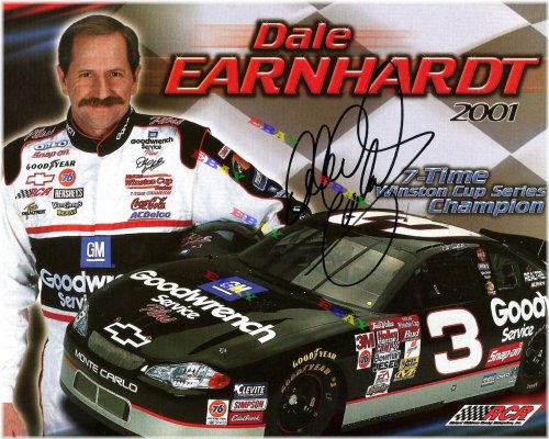 Legendary Dale Earnhardt Sr. Autographed 8x10 Photo Replica