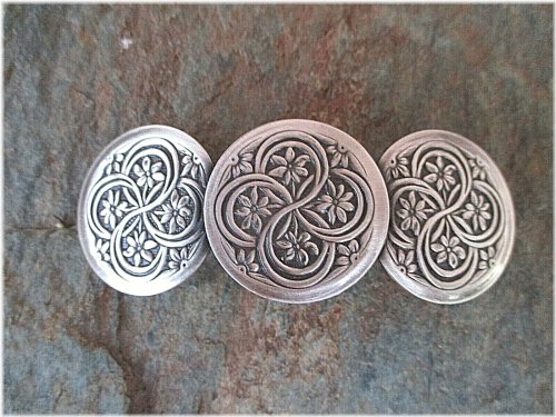 Silver Celtic Hair Barrette