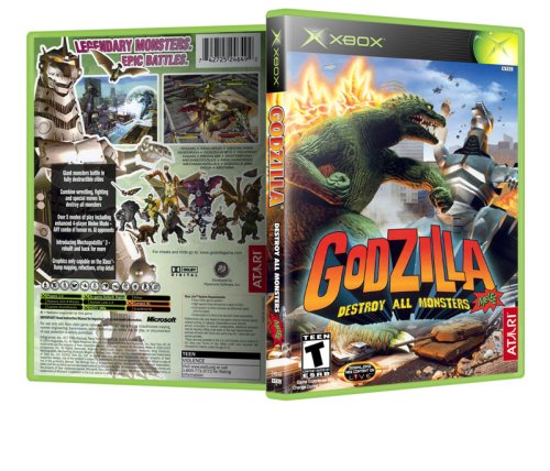 Godzilla Xbox Cover and Case Replacement Set
