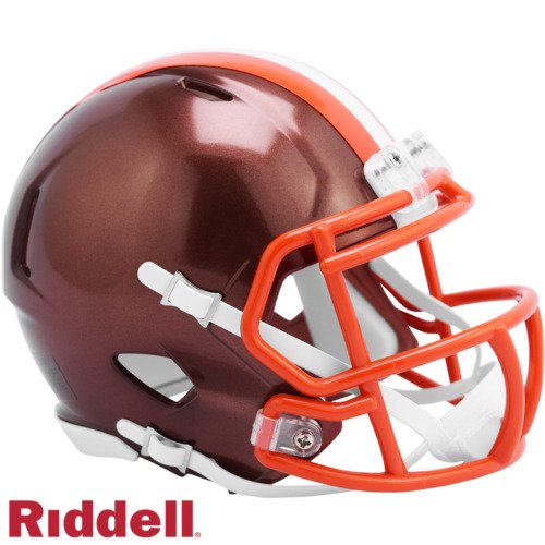 Cleveland Browns Flash Alternate Riddell Speed Mini Helmet