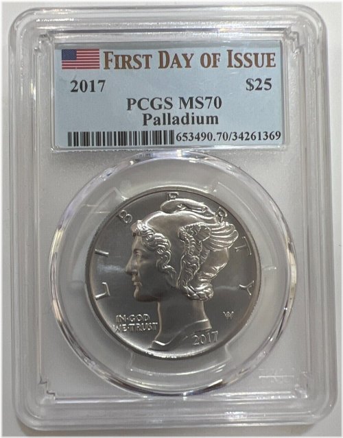 Patriotic Palladium Coin - 2017 Limited Edition