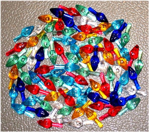 Twist Flame Lights Bulbs Set for Ceramic Christmas Tree