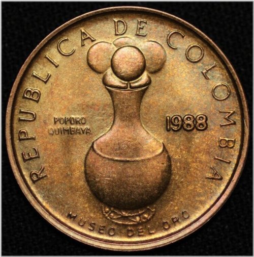 Colombia 1988 20 Pesos Quality World Coin