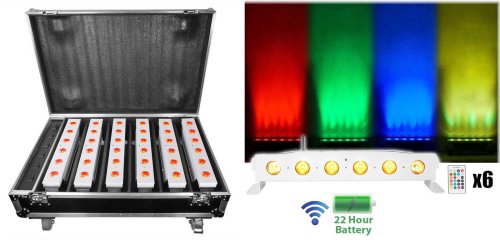 White Light Ensemble with Wireless Control and Charging Case