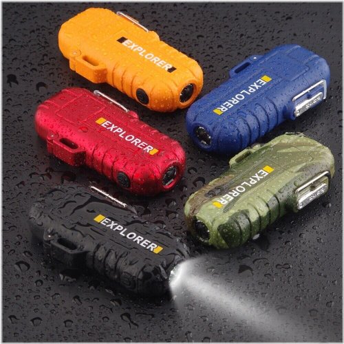 Aqua Torch USB Rechargeable Lighter with Flashlight