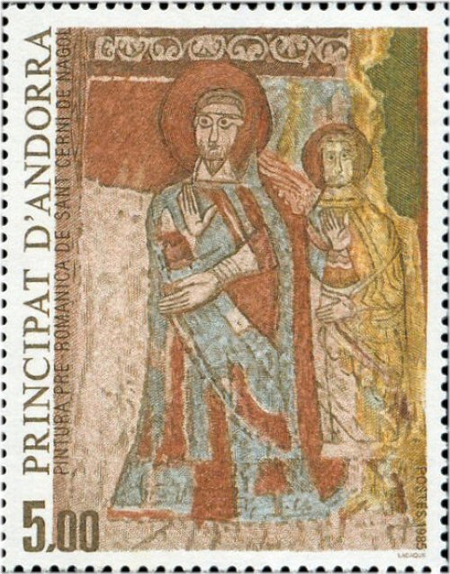 Andorran Medieval Fresco Stamp