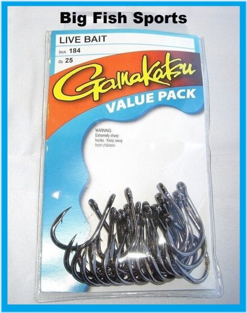 Live Bait Value Pack Hooks by Gamakatsu