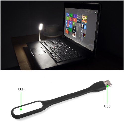 FlexiGlow USB LED Lamp