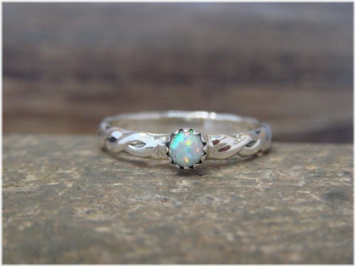 Opal Desert Sky Ring