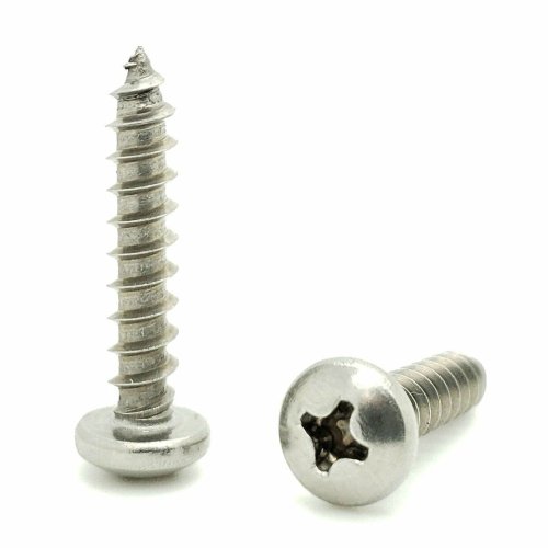 Stainless Steel Pan Head Wood Screws - Pack of 100