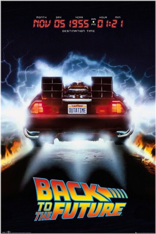 Delorean Time Machine Poster