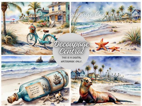 Sandy Shores Rice Paper