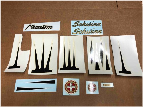 Vintage Schwinn Bicycle Decal Set