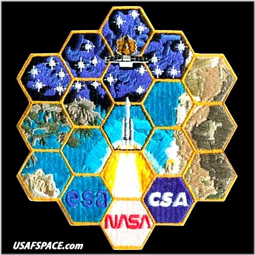 JWST Mission Patch - Authentic Emblem from NASA, ESA, and CSA