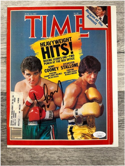 Gerry Cooney Signed Time Magazine Cover