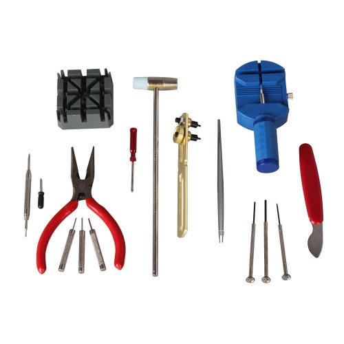 Timepiece Restoration Set - 16 Essential Tools for Watch Repair and Maintenance