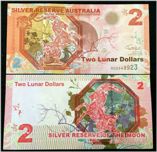 Australian Lunar Silver Reserve Banknotes