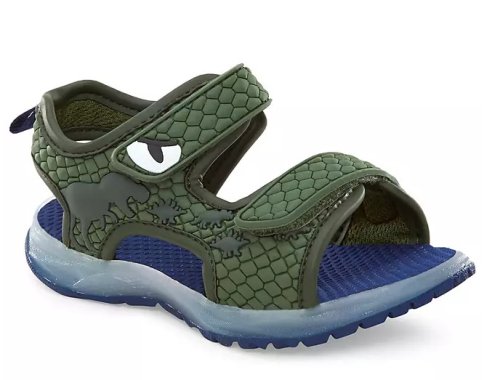 Roar Light Up Green Sandals