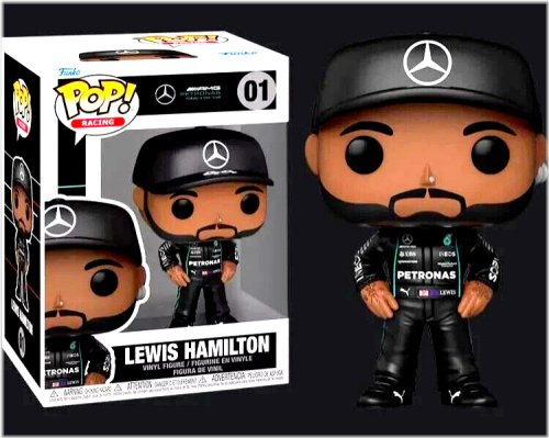 Racing Legend Lewis Hamilton Figurine