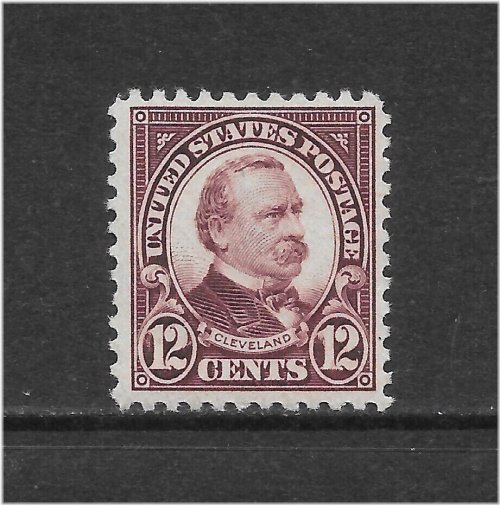 Bureau Issue 1923 12c Brown Violet Stamp