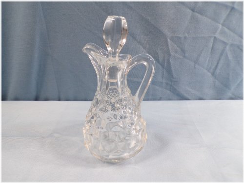 Clear Glass Stopper Cruet